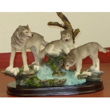 Gift Animal Wolf 4/ctn 10"x7" 